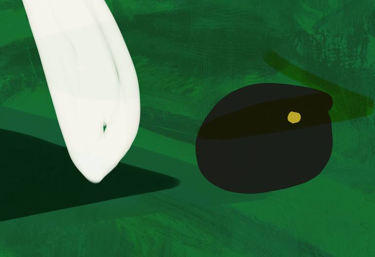 Original Abstract Expressionism Abstract Painting by Jazz Coolbeat