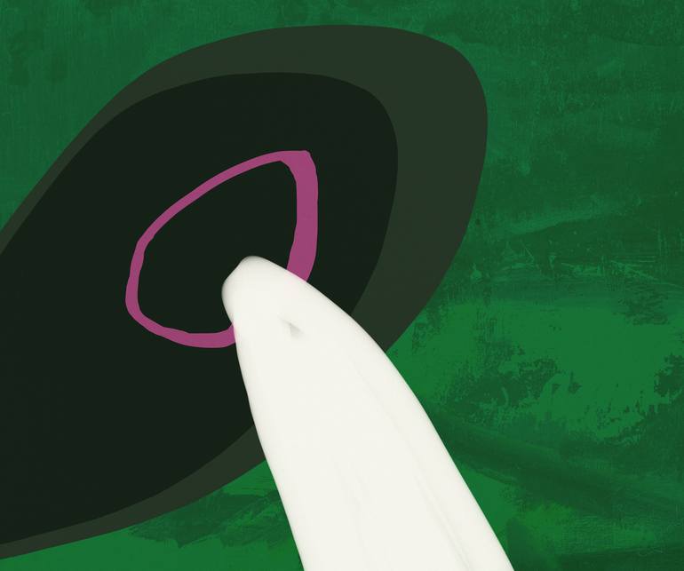 Original Abstract Expressionism Abstract Painting by Jazz Coolbeat