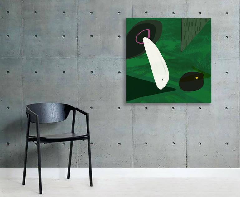 Original Abstract Expressionism Abstract Painting by Jazz Coolbeat