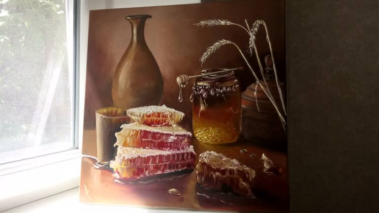 Original Realism Still Life Painting by Valeriia Radziievska