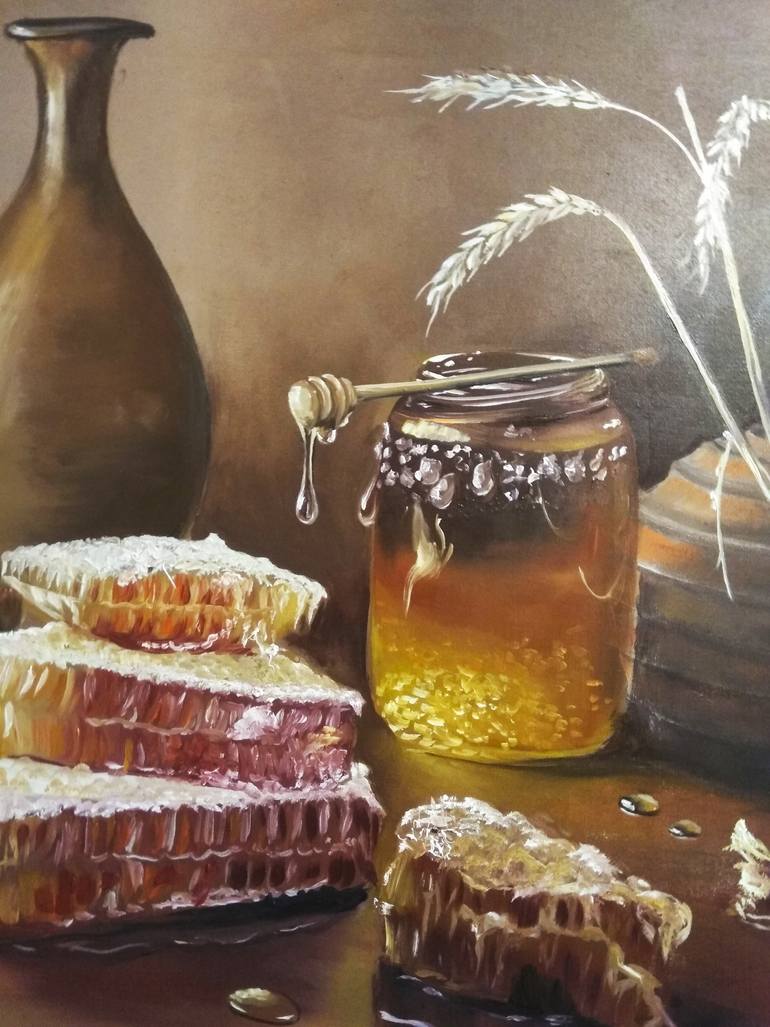 Original Realism Still Life Painting by Valeriia Radziievska