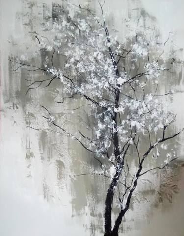 Print of Tree Paintings by Valeriia Radziievska