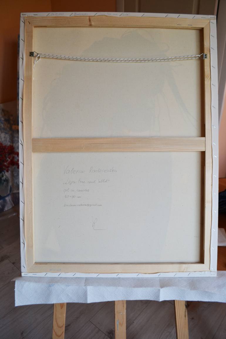 Original Photorealism People Painting by Valeriia Radziievska