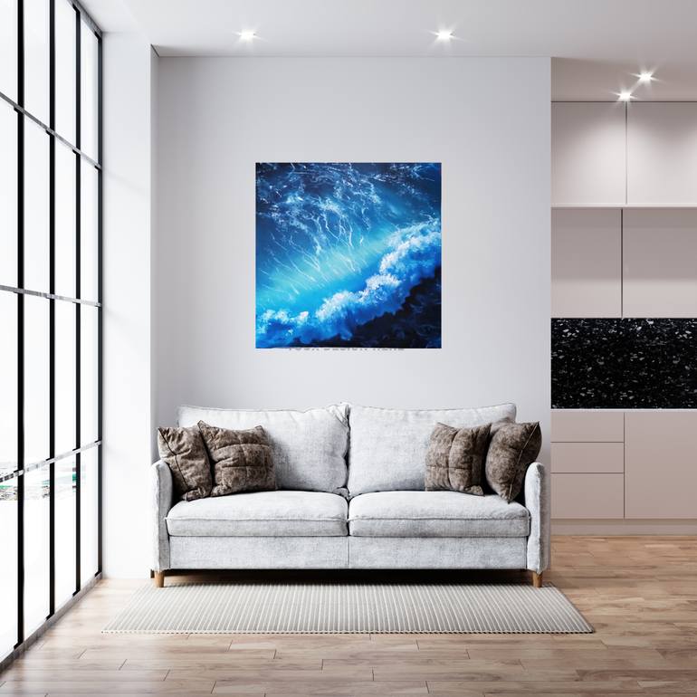 Original Realism Seascape Painting by Valeriia Radziievska