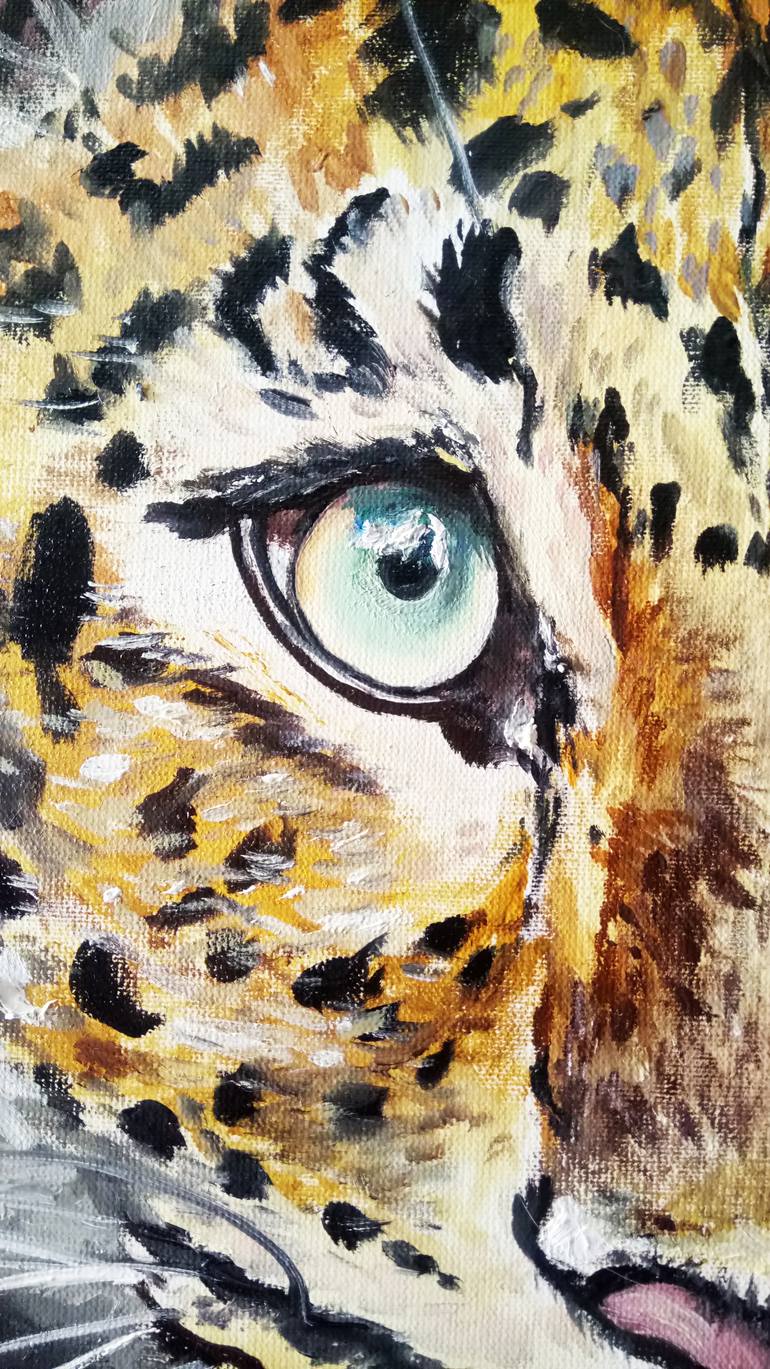 Original Realism Animal Painting by Valeriia Radziievska