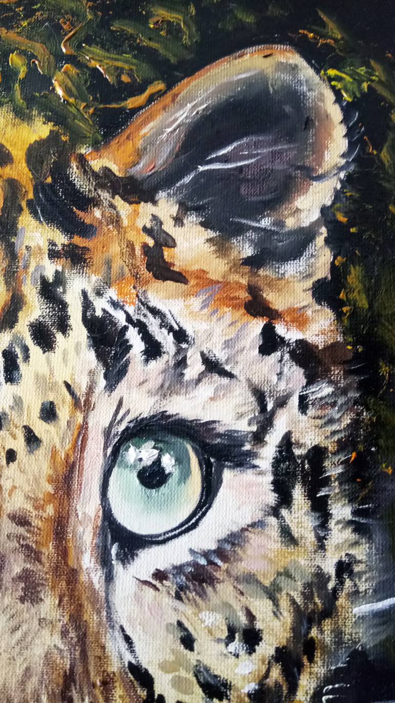 Original Realism Animal Painting by Valeriia Radziievska