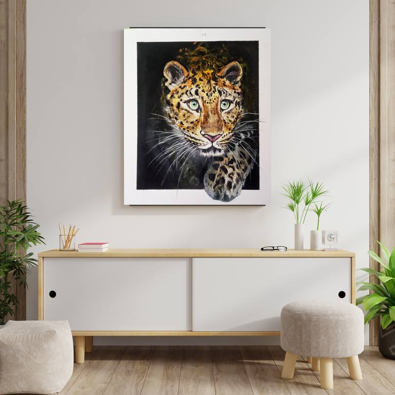 Original Realism Animal Painting by Valeriia Radziievska