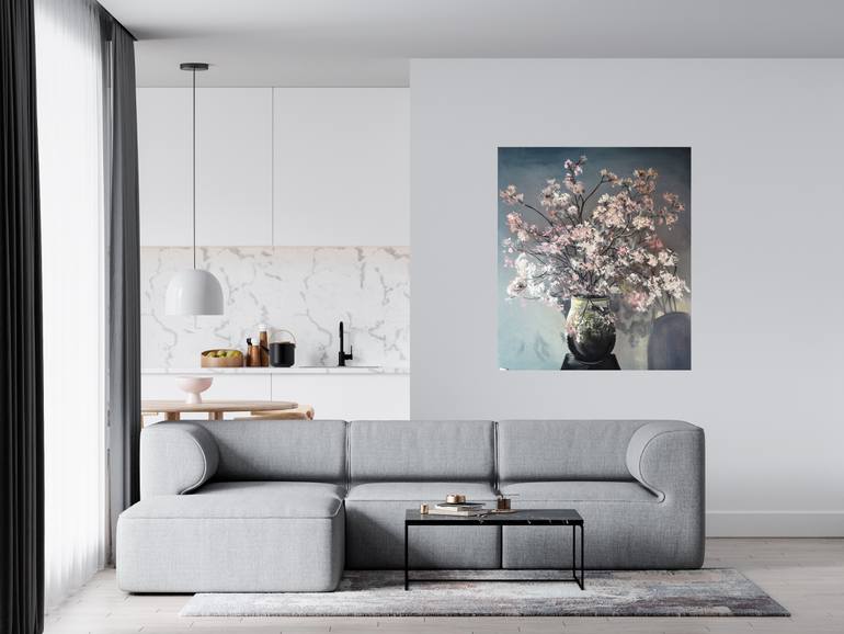 Original Impressionism Floral Painting by Valeriia Radziievska