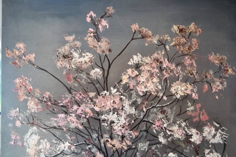 Original Floral Painting by Valeriia Radziievska