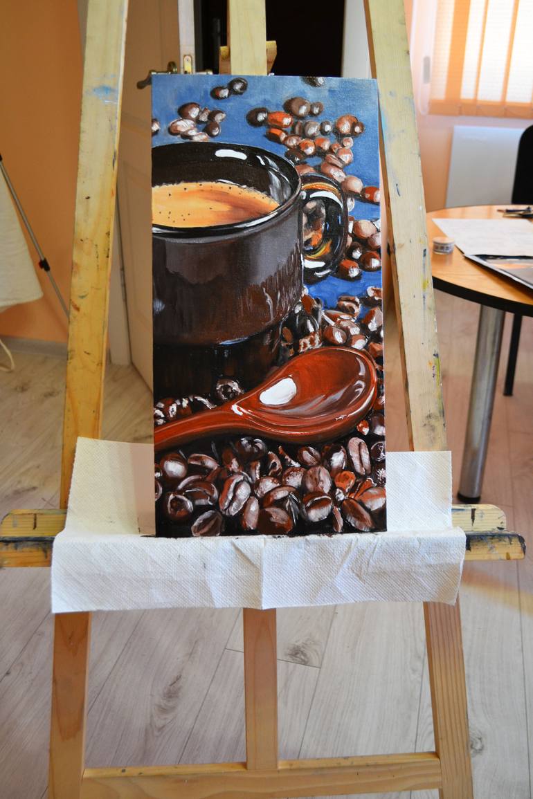 Original Photorealism Still Life Painting by Valeriia Radziievska