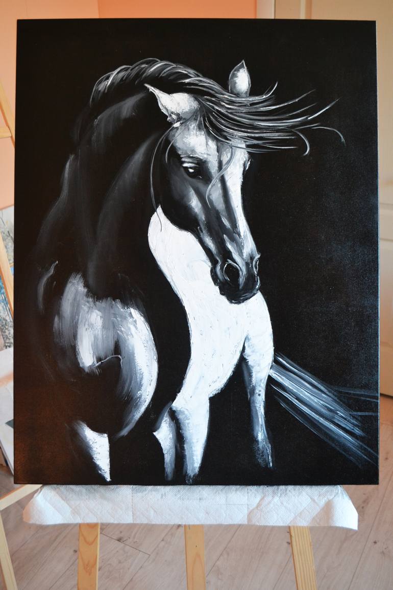 Original Realism Animal Painting by Valeriia Radziievska