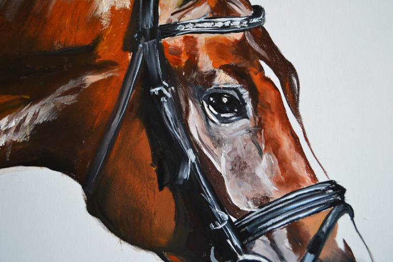 Original Photorealism Animal Painting by Valeriia Radziievska