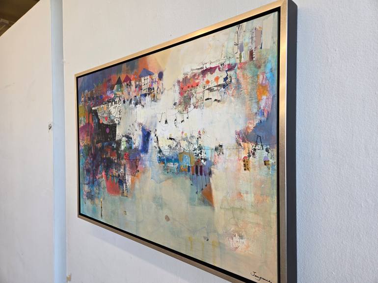 Original Abstract Expressionism Abstract Mixed Media by Jangmee Park