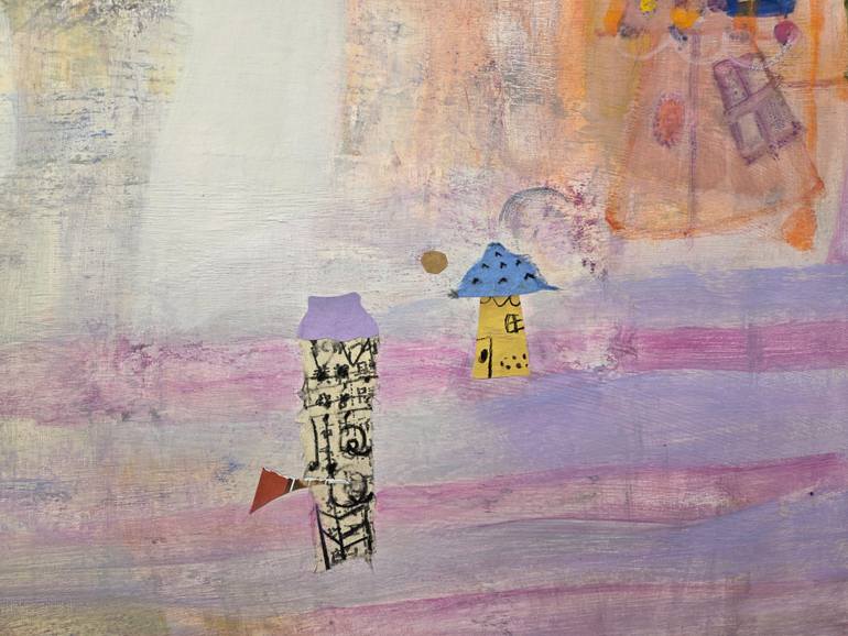 Original Abstract Expressionism Abstract Mixed Media by Jangmee Park