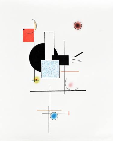 Original Minimalism Abstract Drawings by Victor Campos Pamias