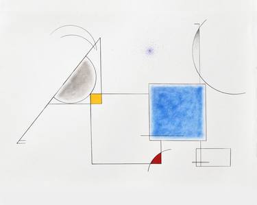 Original Fine Art Abstract Drawings by Victor Campos Pamias
