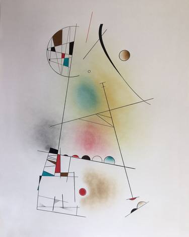 Original Abstract Paintings by Victor Campos Pamias