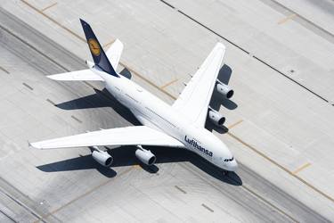 Runway Graphics: Lufthansa a380 side view - Limited Edition 1 of 5 thumb