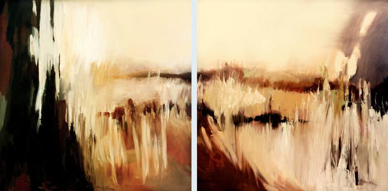 Original Abstract Expressionism Nature Painting by Yoanna Futerra