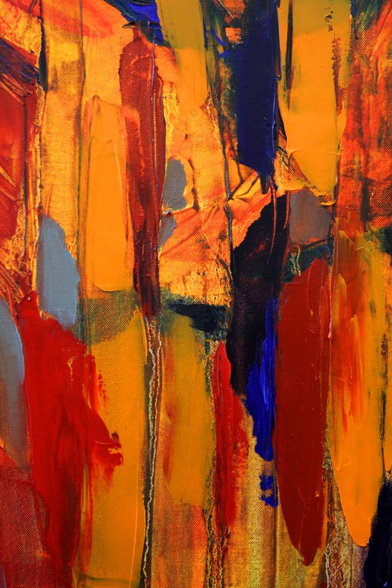 Original Abstract Expressionism Abstract Painting by Yoanna Futerra