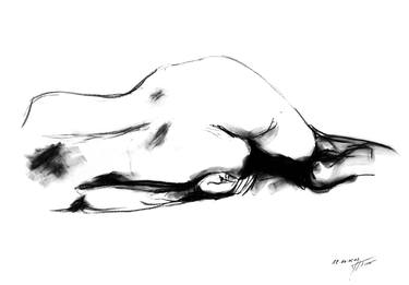 Print of Figurative Erotic Drawings by Yoanna Futerra