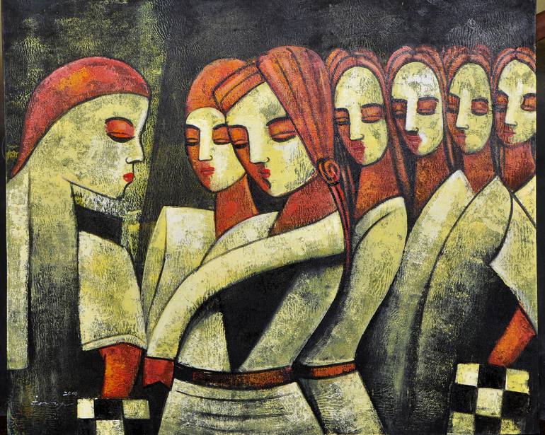 Rhythm of life Painting by Leonardo Lewin | Saatchi Art