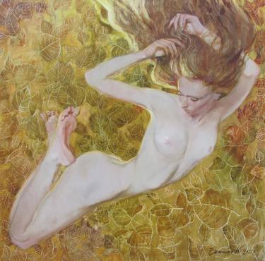 Original Realism Nude Paintings by Karina Voloshko