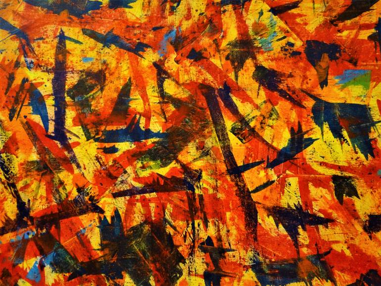 Original Modernism Abstract Painting by Dimitrios Rimpas