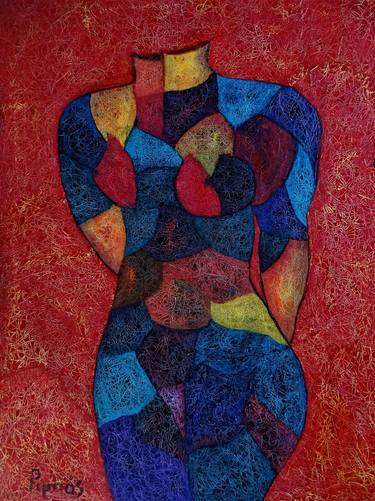 Print of Abstract Nude Paintings by DIMITRIOS RIMPAS