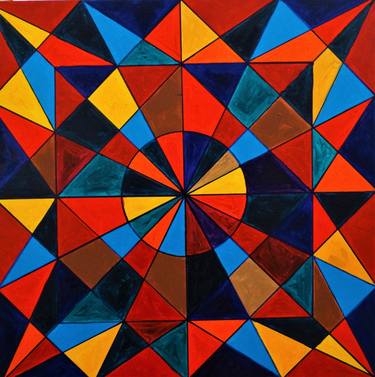 Print of Geometric Paintings by DIMITRIOS RIMPAS