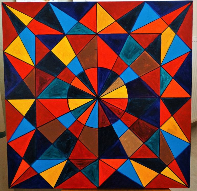 geometric painting