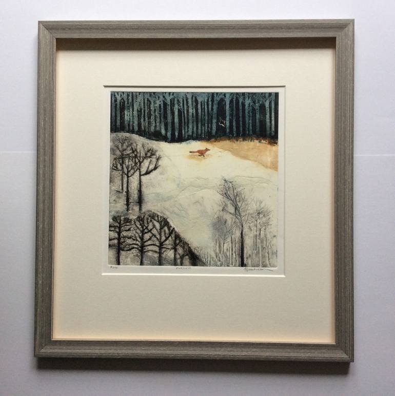 Original Impressionism Landscape Printmaking by Jay Seabrook