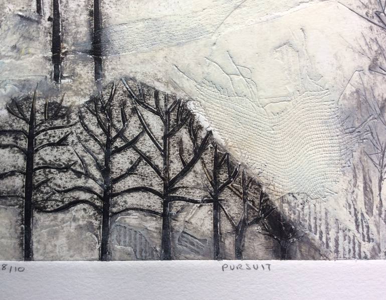 Original Impressionism Landscape Printmaking by Jay Seabrook