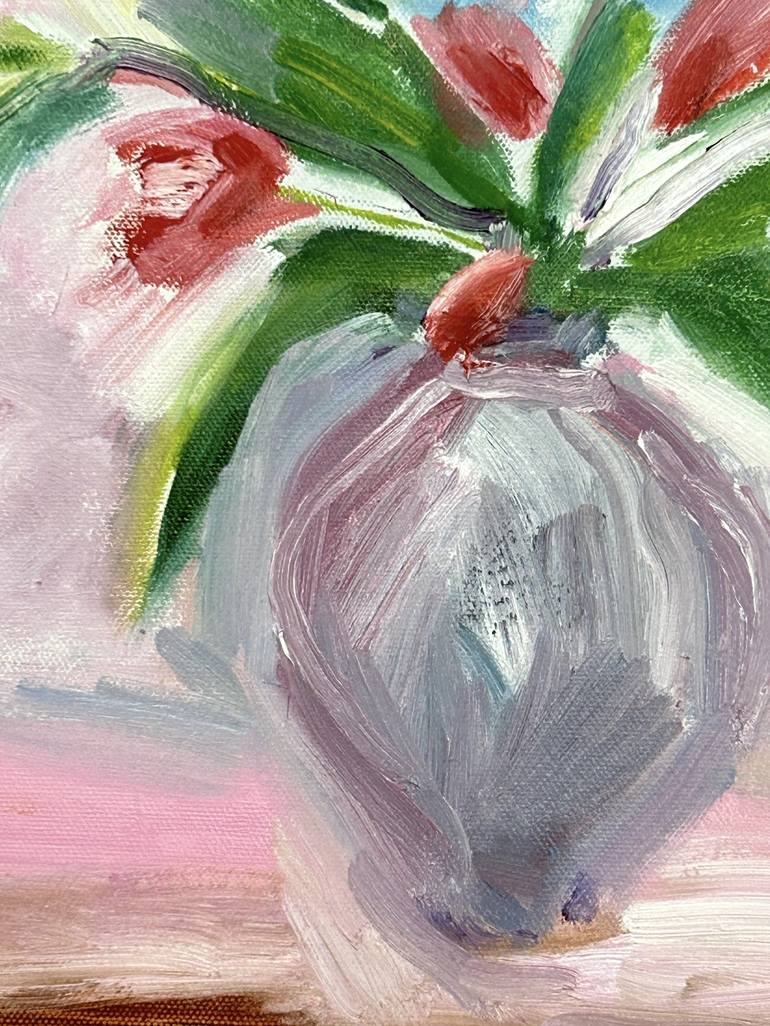 Original Expressionism Floral Painting by Harriet Bellows