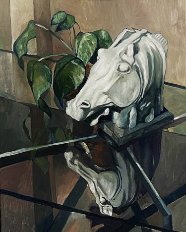 Original Figurative Still Life Paintings by Jose Parra-Moreno