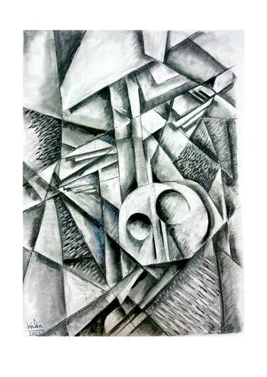 Print of Cubism Animal Drawings by Jose Parra-Moreno