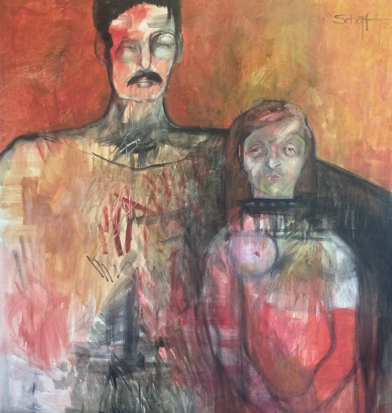 A family affair Painting by Margo Schopf | Saatchi Art