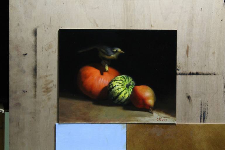 Original Realism Still Life Painting by chris polunin