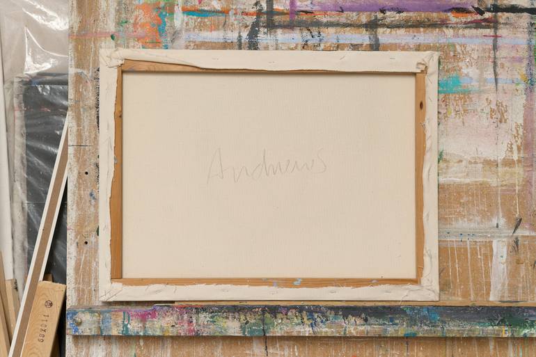 Original Abstract Geometric Painting by Annabel Andrews