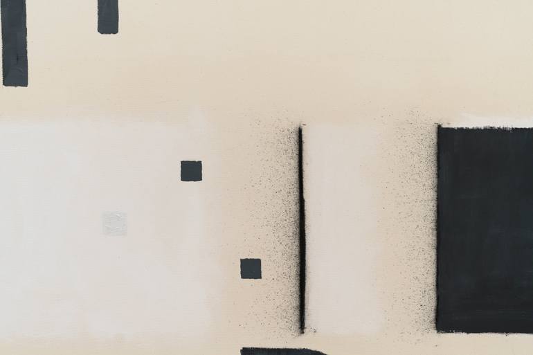 Original Abstract Geometric Painting by Annabel Andrews