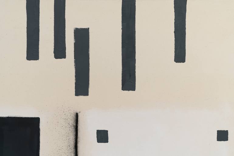 Original Abstract Geometric Painting by Annabel Andrews