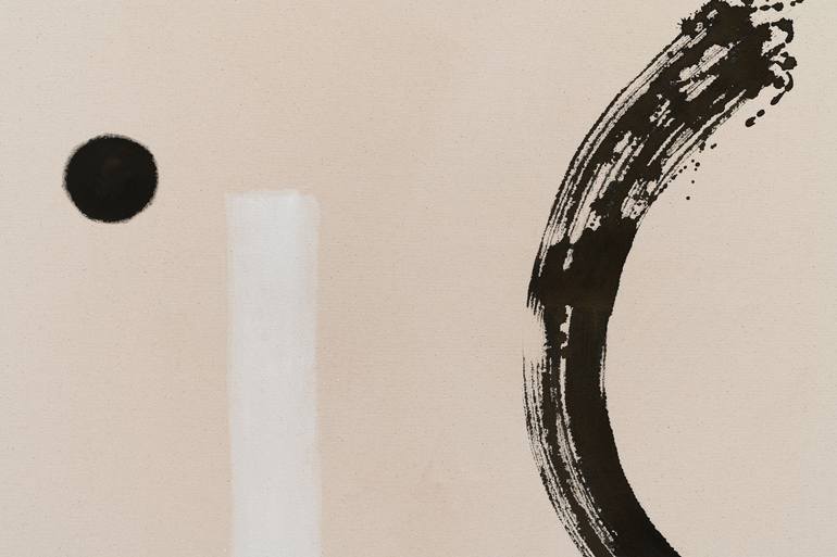 Original Abstract Geometric Painting by Annabel Andrews