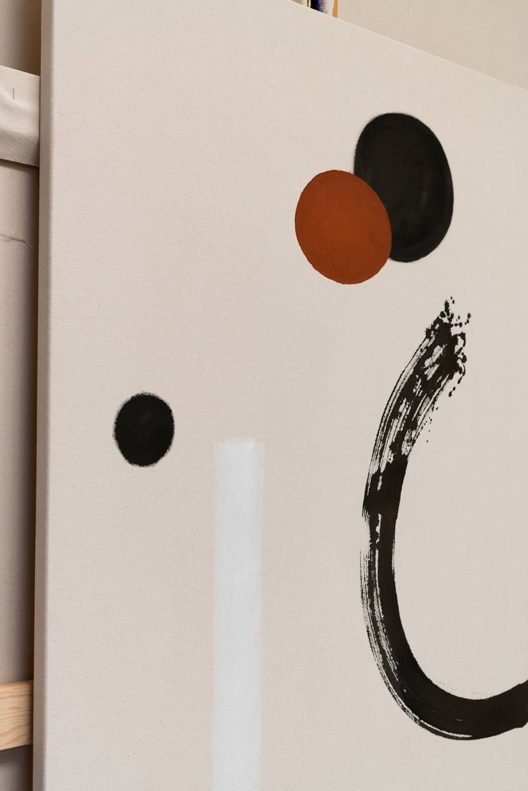 Original Abstract Geometric Painting by Annabel Andrews