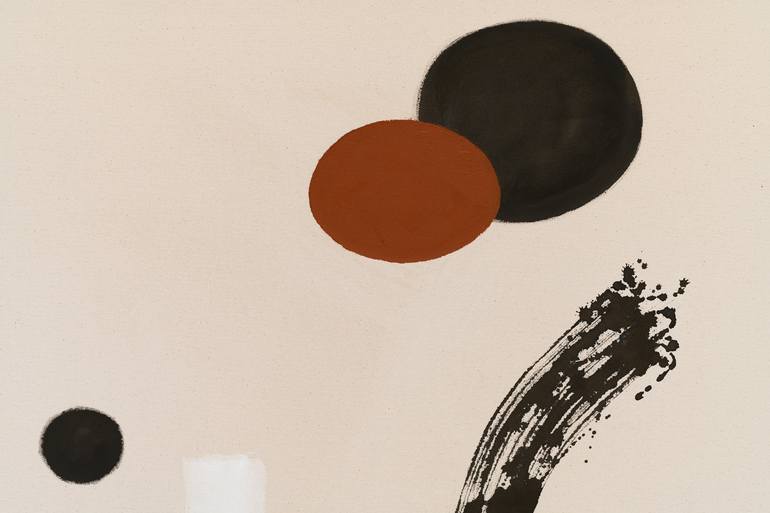 Original Abstract Geometric Painting by Annabel Andrews