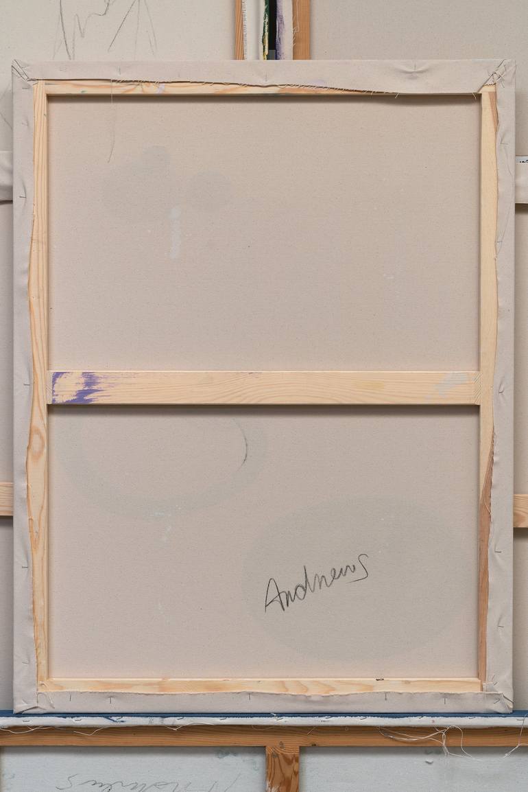 Original Abstract Geometric Painting by Annabel Andrews