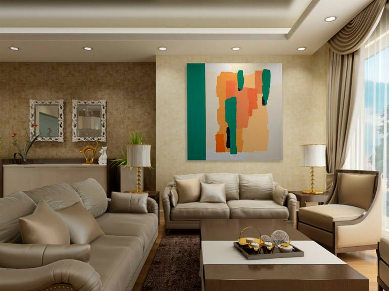 Original Abstract Landscape Painting by Annabel Andrews