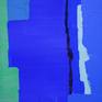 Diptych. Two Panel, Width: 27 + 89 cm. Height: 116 cm.

Abstract based on spanish mountain  and  forest landscapes.

Canvas base prepared with casein glue and zinc white.

Luminous  acrylic colours and pigments.