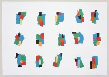 Print of Minimalism Patterns Collage by Annabel Andrews