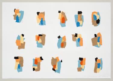 Print of Minimalism Patterns Collage by Annabel Andrews