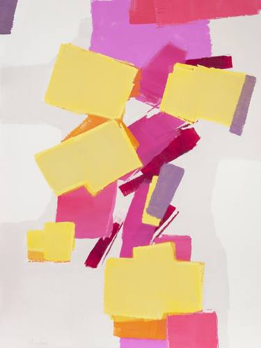 Original Abstract Geometric Paintings by Annabel Andrews